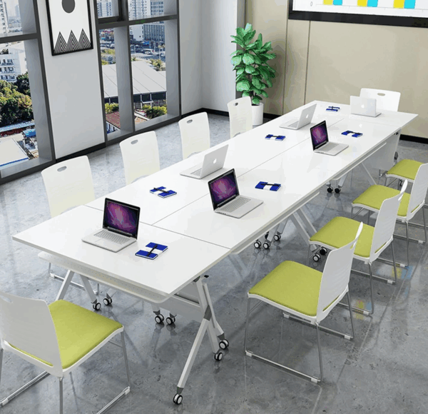 white foldable meeting table, folding meeting table, white folding conference table, collapsible meeting table, portable meeting table, white foldable office table, white folding training table, foldable boardroom table, space saving meeting table, compact meeting table, white conference table, white collapsible table, white rectangular folding table, white modular meeting table, white folding table for office, easy fold meeting table, foldable seminar table, training room folding table, modern white meeting table, white foldable desk, office folding table, white multipurpose table, white foldable collaboration table, mobile meeting table, white foldable team table, collapsible white office desk, conference room folding table, adjustable meeting table, white meeting table with folding legs, space-efficient meeting table, white lightweight meeting table, foldable workspace table, temporary office table, white foldable group table, ergonomic foldable table, stackable foldable table, white foldable workstation, folding table for business, white functional meeting table, foldable rectangular office table, white laminated folding table, minimalist folding meeting table, quick setup meeting table, folding desk for meetings