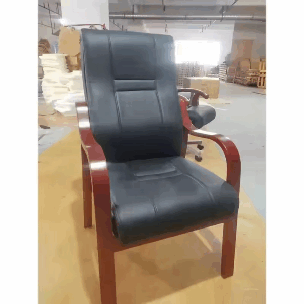 Mahogany Base Ergonomic Chair - Image 5