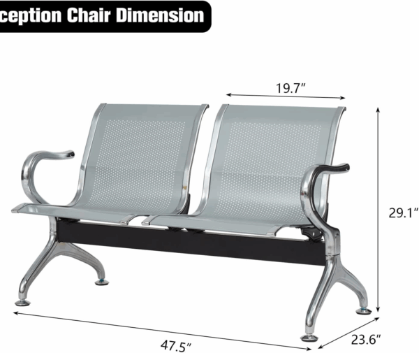 nonpadded waiting bench, non-padded waiting area bench, metal waiting bench, public seating bench, office waiting bench, non-cushioned bench seat, heavy duty waiting bench, nonpadded reception bench, steel bench for waiting area, institutional bench seating, hospital waiting bench, airport bench seating, durable waiting bench, nonupholstered waiting bench, non padded guest bench, link bench for waiting rooms, non cushioned 3-seater bench, commercial waiting bench, queue area bench, non padded bench for office, non padded visitor bench, bench with no cushion, hard seat waiting bench, high traffic area seating bench, bench for reception area, robust metal bench, seating bench without padding, minimalist public bench, indoor non padded bench, utility bench for waiting area, non cushioned metal bench, nonpadded bench with backrest, backless non padded bench, functional waiting room bench