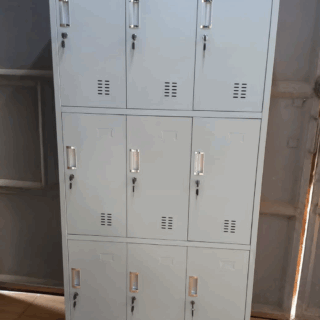 sleek 9-door office locker, 9-door storage locker, office locker with 9 compartments, modern 9-door metal locker, steel 9-door cabinet, multi-door office storage locker, 9-door employee locker, compact 9-door locker cabinet, secure 9-door office storage, sleek metal locker with 9 doors, 9-compartment office locker, 9-door personal storage locker, modular 9-door locker unit, 9-door locker for staff rooms, industrial 9-door locker cabinet, vertical 9-door locker for office, 9-locker cabinet for workplace, contemporary 9-door locker design, slim 9-door locker system, durable 9-door security locker