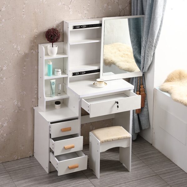 Dressing table, vanity table, makeup vanity, dressing table with mirror, vanity desk, makeup table, bedroom vanity, vanity with drawers, dressing table set, vanity with stool, makeup station, vanity with lights, modern dressing table, vintage dressing table, rustic vanity, minimalist dressing table, classic dressing table, bedroom furniture, vanity for bedroom, vanity with storage, dressing table with drawers, dressing table with stool, white dressing table, black dressing table, gray dressing table, pink dressing table, gold vanity, silver vanity, wood dressing table, metal vanity, glass top vanity, marble vanity, high gloss vanity, matte finish vanity, dressing table for girls, teen vanity, adult vanity, small dressing table, large dressing table, compact vanity, corner vanity, Hollywood vanity, vanity with light bulbs, mirrored vanity, vanity with tri-fold mirror, vanity with large mirror, vanity with stool, vanity chair, vanity bench, makeup organizer, jewelry organizer, vanity with shelves, wall-mounted vanity, floating vanity, dressing table set for sale, cheap vanity, affordable dressing table, luxury vanity, high-end dressing table, contemporary vanity, scandinavian vanity, bohemian vanity, industrial vanity, shabby chic vanity, elegant dressing table, sophisticated vanity, sleek vanity, clean lines vanity, vanity with gold handles, vanity with crystal knobs, vanity with sleek pulls, dressing table with storage, makeup storage solution, vanity with multiple drawers, vanity for jewelry, vanity for makeup, vanity for cosmetics, vanity for hair tools, vanity for small spaces, vanity for studio apartment, space-saving vanity,