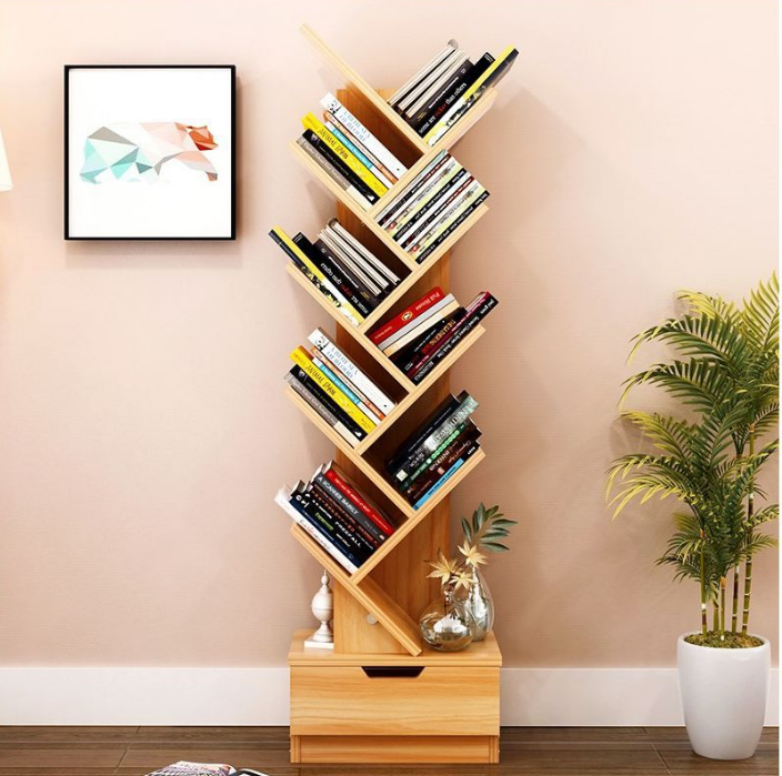 8 Shelve Modern Wooden Bookshelve - Image 10