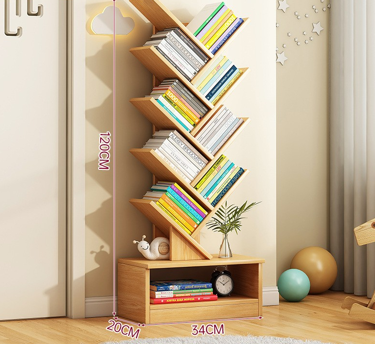 8 Shelve Modern Wooden Bookshelve - Image 16