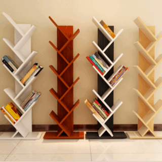 8 Shelve Modern Wooden Bookshelve