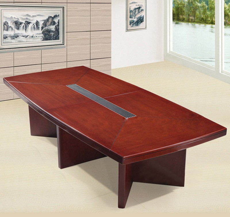 Mahogany 2.4m Conference Table - Image 4