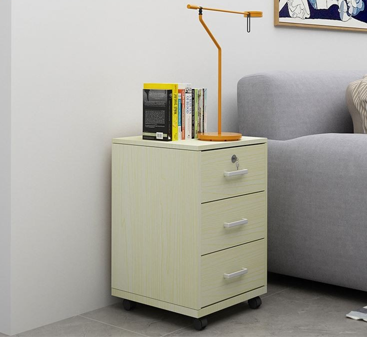 3 Drawer Wooden Office Cabinet - Image 13