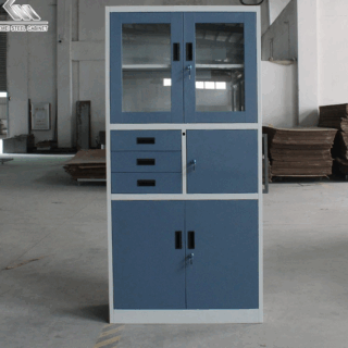 Metal Office Cabinet With a Safe