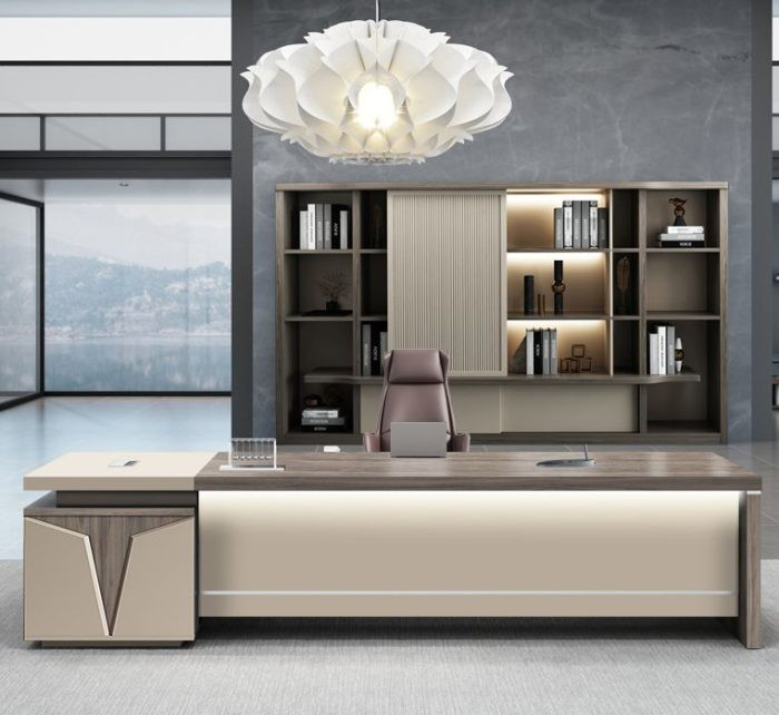 Executive 1.6M L-shaped Office Desk - Image 8