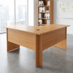 Home Office Curved Study Desk - Image 6