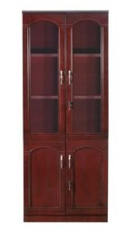 2-Door Mahogany Storage Cabinet - Image 13
