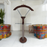Executive Mahogany Coat Hanger - Image 9