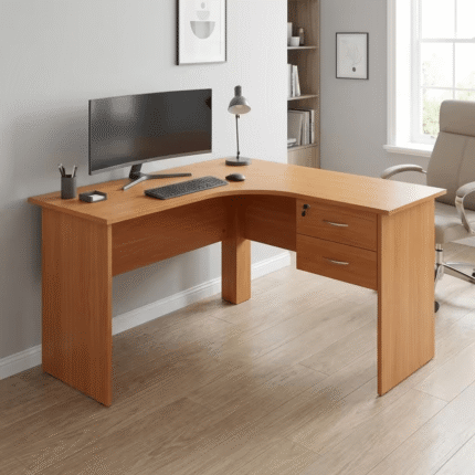 Home Office Curved Study Desk