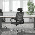 Office Adjustable Headrest Chair - Image 5