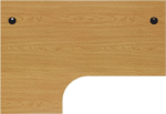 Home Office Curved Study Desk - Image 3