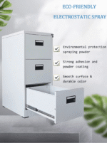 3-Drawer Office Filling Cabinet - Image 3