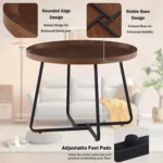 Modern Round Coffee Table - Image 5