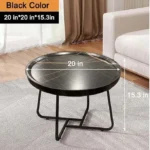 Modern Round Coffee Table - Image 3