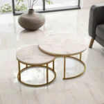 Marble Nesting Coffee Table - Image 3