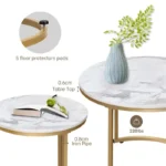 Marble Nesting Coffee Table - Image 8