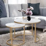 Marble Nesting Coffee Table - Image 9