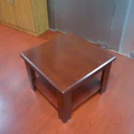 Mahogany Wooden Coffee Table - Image 2