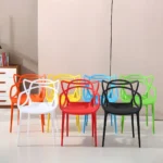 Stackable Plastic Dining Chair - Image 2