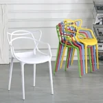 Stackable Plastic Dining Chair - Image 9