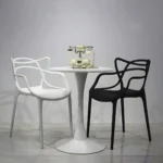 Stackable Plastic Dining Chair - Image 8