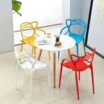 Stackable Plastic Dining Chair - Image 7