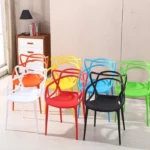 Stackable Plastic Dining Chair - Image 3