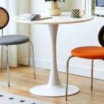 Modern Round Dining Table - Image 9