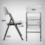 Plastic Foldable Outdoor Chair - Image 9