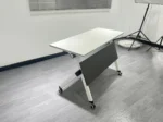 White Foldable Office Table - Image 10