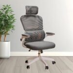 White Ergonomic High-Back Chair - Image 6