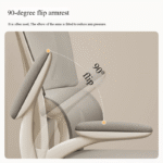 White Ergonomic High-Back Chair - Image 2