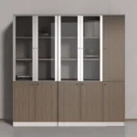 3 Door Wooden Office Cabinet - Image 6