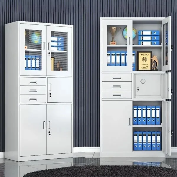 Office-Cabinet-375.webp Inbuilt Safe Office Cabinet - Image 1