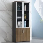 Two Door Wooden Office Cabinet - Image 5