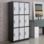 9‑Locker Steel Office Cabinet - Image 9
