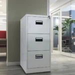 Three Drawer Steel Office Cabinet - Image 10