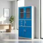Lockable Steel Office Cabinet - Image 4