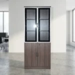 Two Door Wood Office Cabinet - Image 3
