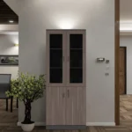 Two Door Wood Office Cabinet - Image 5
