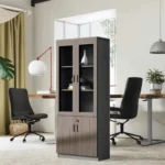 Two Door Wood Office Cabinet - Image 7