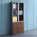 Two Door Wood Office Cabinet - Image 9