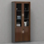 Two Door Wood Office Cabinet - Image 10