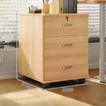 Wooden 3‑Drawer Office Cabinet