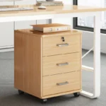 Wooden 3‑Drawer Office Cabinet - Image 7