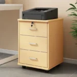 Wooden 3‑Drawer Office Cabinet - Image 5