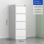 4 Drawers Filing Office Cabinet - Image 3